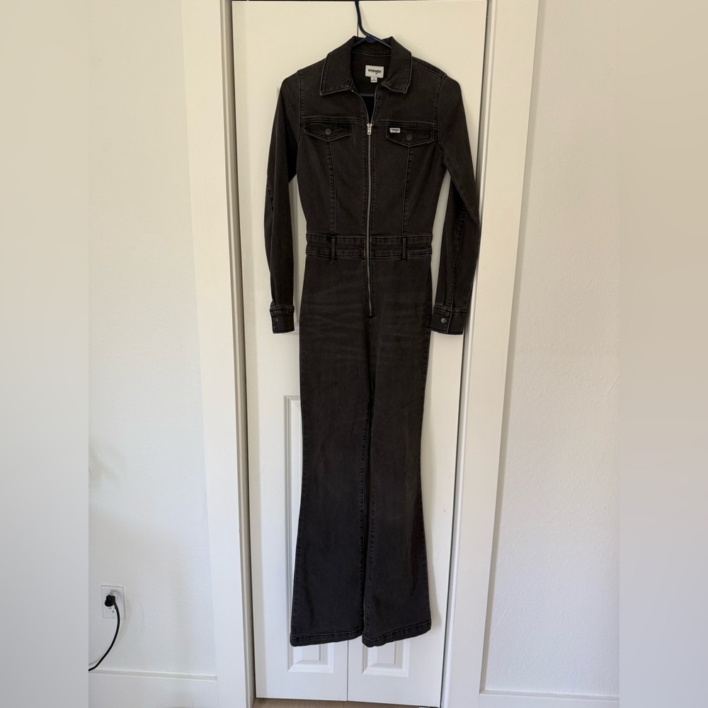 Wrangler Black Denim Catsuit jumpsuit - Picture 2 of 8